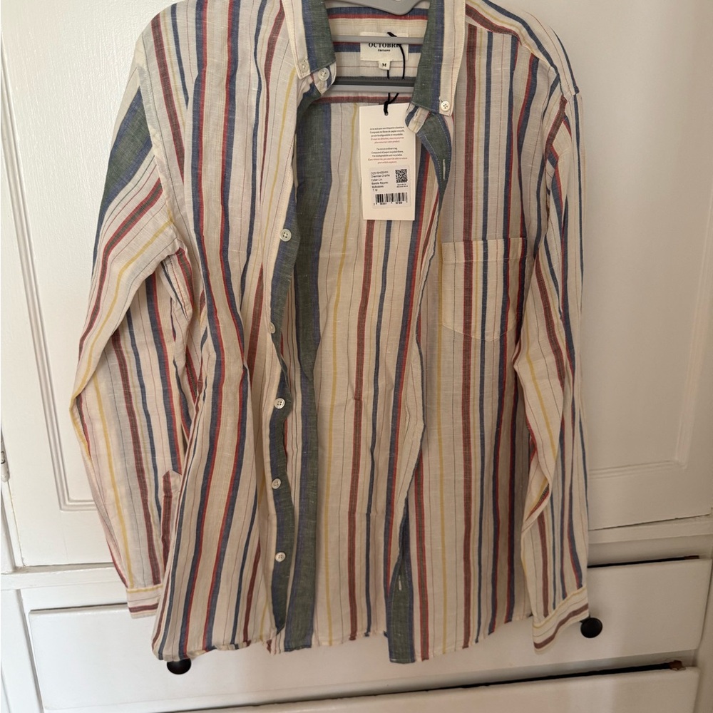 Octobre men’s linen button down